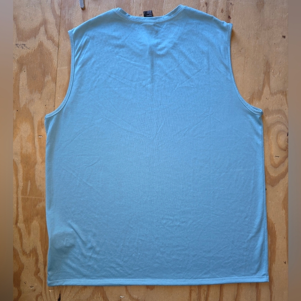 The North Face Mens Blue Sleeveless Shirt (TK58) - Picture 3 of 13
